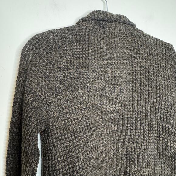 Market & Spruce Tabatha Waffle Knit Cocoon Cardigan Brown Sweater NWT Size XS - Picture 6 of 8